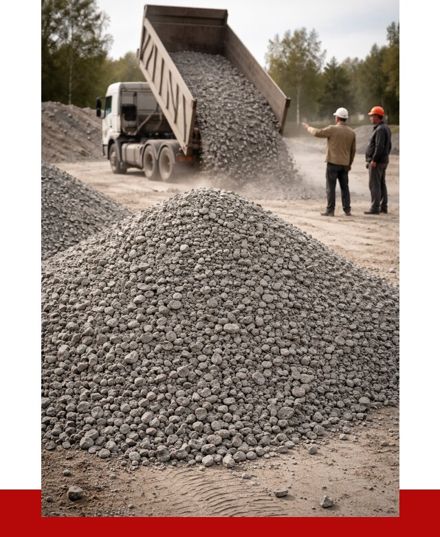 Гранитный щебень фракция 0-5 в Баксане от 2930 руб ПРОНЕРУДБкс