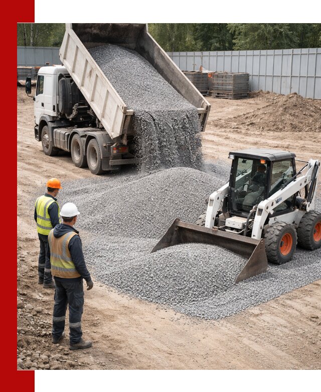 Доставка и продажа гранитного щебня фракции 0-5 в Баксане