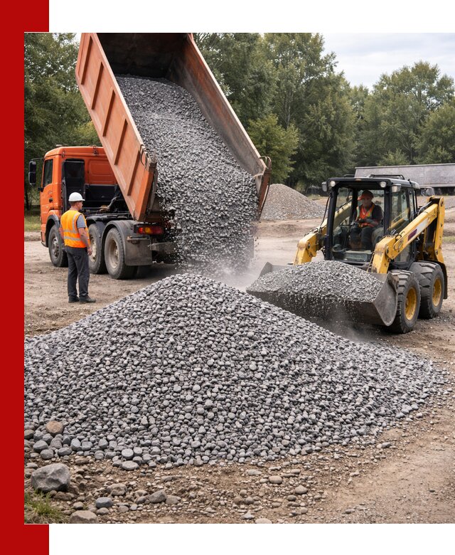 Купить гранитный щебень фракции 5–10 в Баксане с доставкой