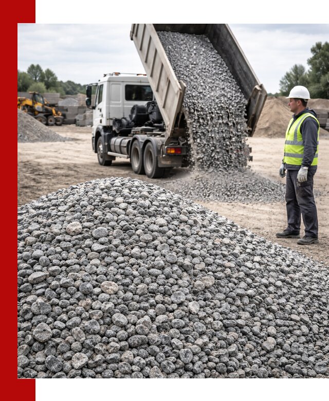 Доставка и продажа гранитного щебня фракции 5-20 в Баксане