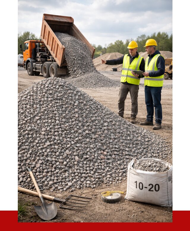 Гранитный щебень фракция 10-20 в Баксане от 4243 руб.|ПРОНЕРУДБкс