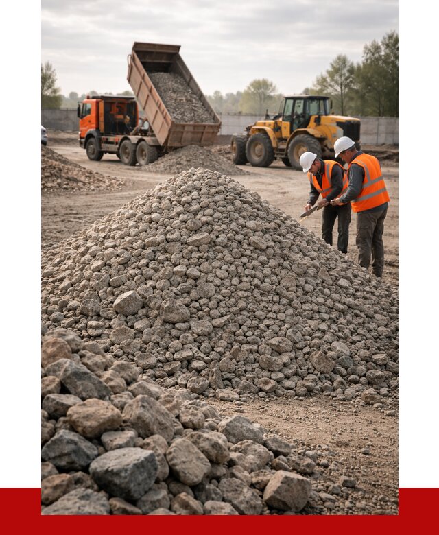 Гранитный щебень фракция 40-70 в Баксане от 2526 руб ПРОНЕРУДБкс