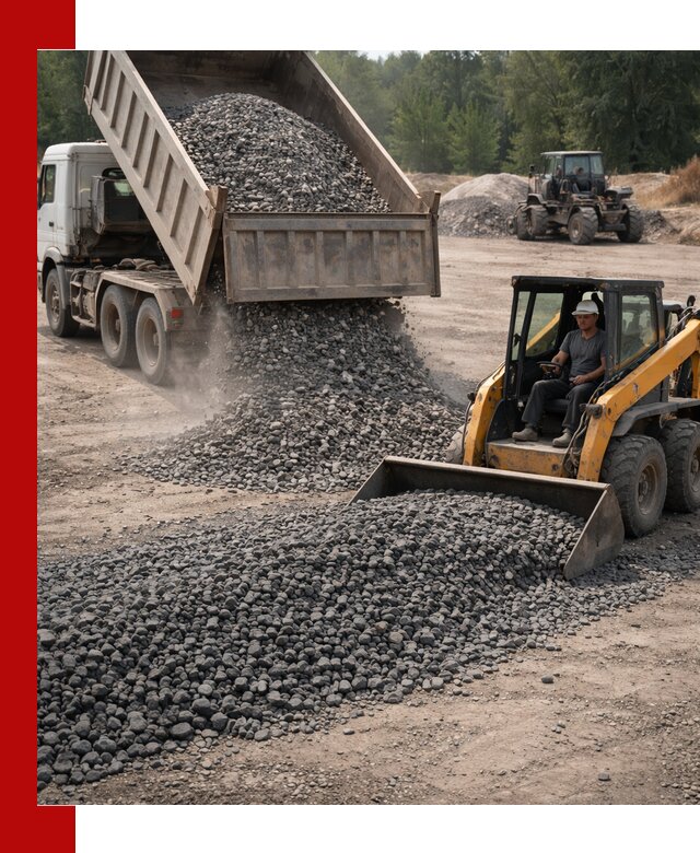 Гранитный щебень фракция 40-70 с доставкой в Баксане