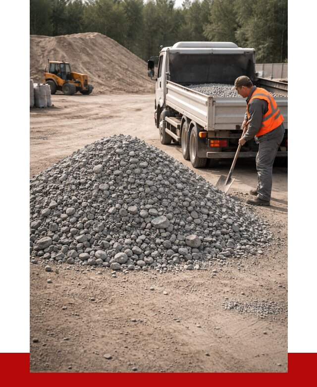 Гравийный щебень фракция 5-10 в Баксане от 2222 р. | ПРОНЕРУДБкс