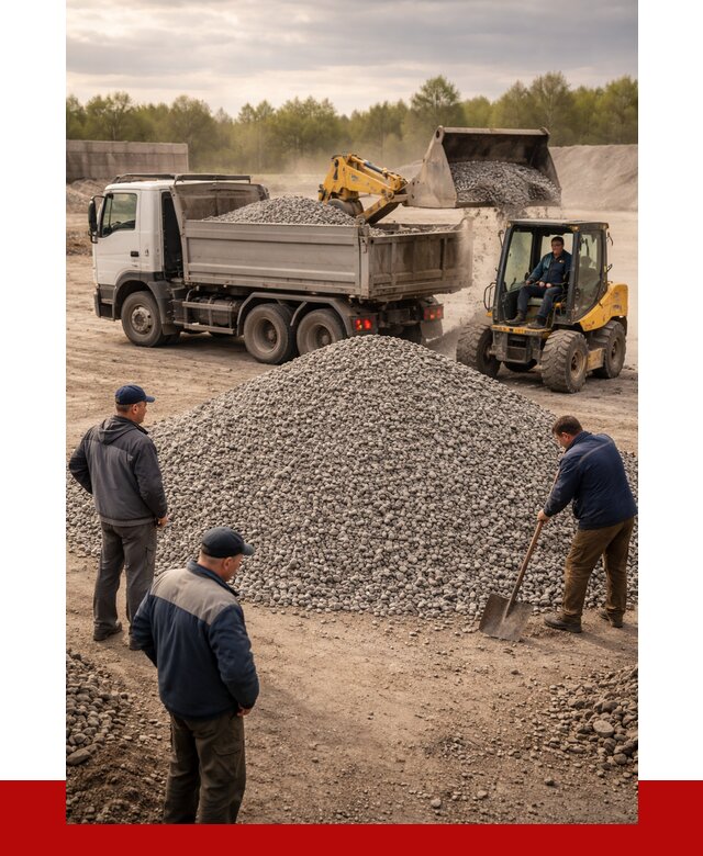 Гравийный щебень фракция 5-20 в Баксане от 2424 р. ПРОНЕРУДБкс