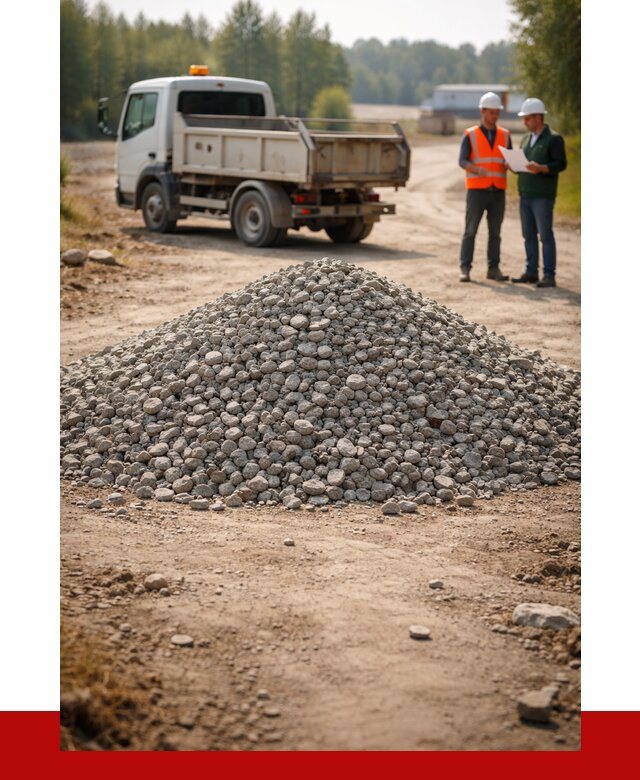 Гравийный щебень фракция 20-40 в Баксане от 1212 р. | ПРОНЕРУДБкс