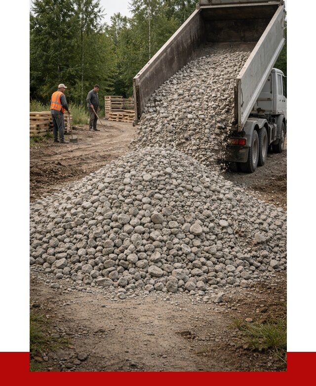 гравийный щебень фракция 70-120 в Баксане от 2475 р. ПРОНЕРУДБкс