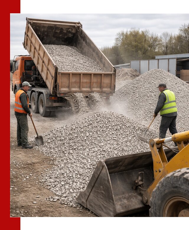Доломитовый щебень фракции 5-20 с доставкой в Баксане