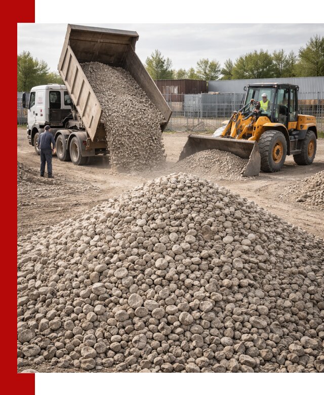 Доломитовый щебень фракции 20–41 с доставкой в Баксане