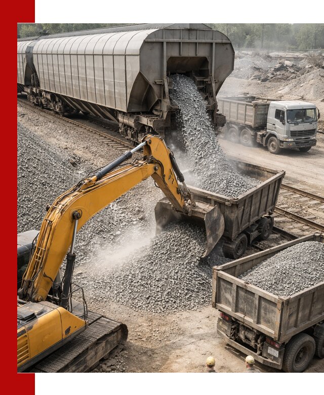 Доставка железнодорожного щебня в Баксане крупными партиями быстрого отгруза