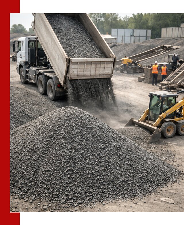 Вторичный щебень фракция 0–5 с доставкой в Баксане