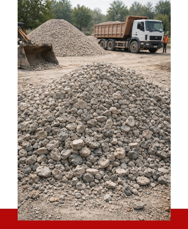 Вторичный щебень фракция 20-40 в Баксане от 2222 р ПРОНЕРУДБкс