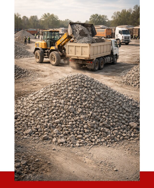 Вторичный щебень фракция 40-70 в Баксане от 1758 р, ПРОНЕРУДБкс