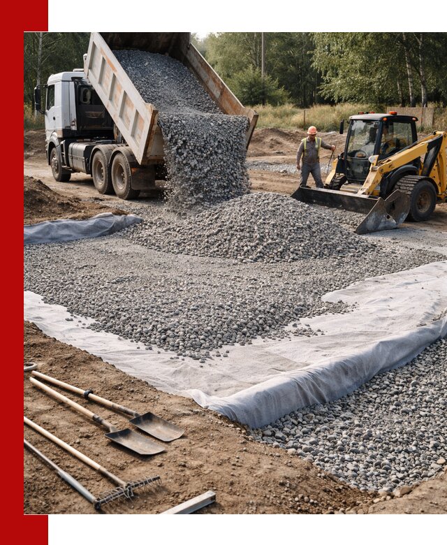 Щебень для фундамента с доставкой в Баксане