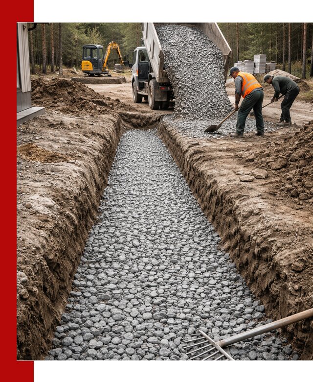 Щебень для дренажа с доставкой в Баксане высокого качества