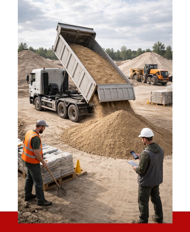 Карьерный песок с доставкой в Баксане от 3637 р. ПРОНЕРУДБкс