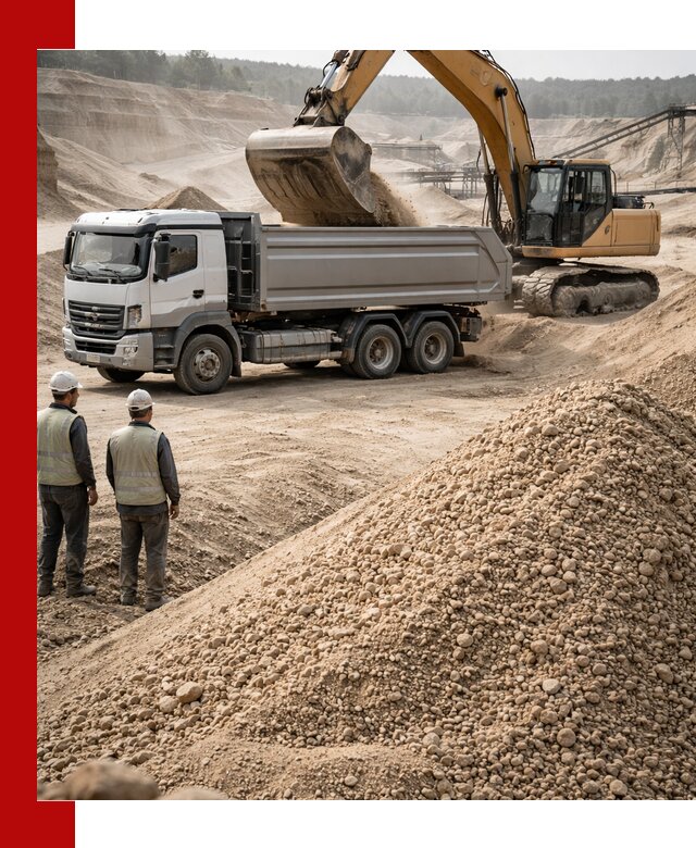 Карьерный крупнозернистый песок с доставкой в Баксане