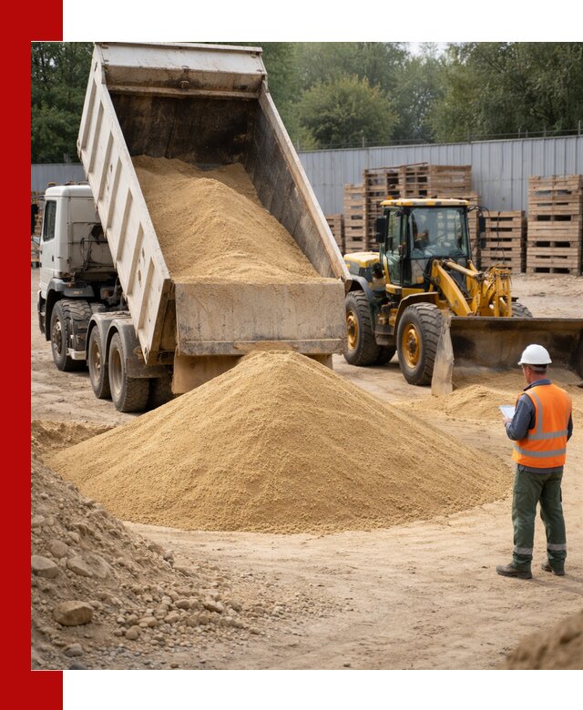 Доставка карьерного мелкозернистого песка в Баксане