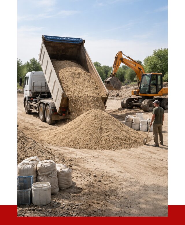 Купить речной песок в Баксане от 1212 р. за куб | ПРОНЕРУДБкс