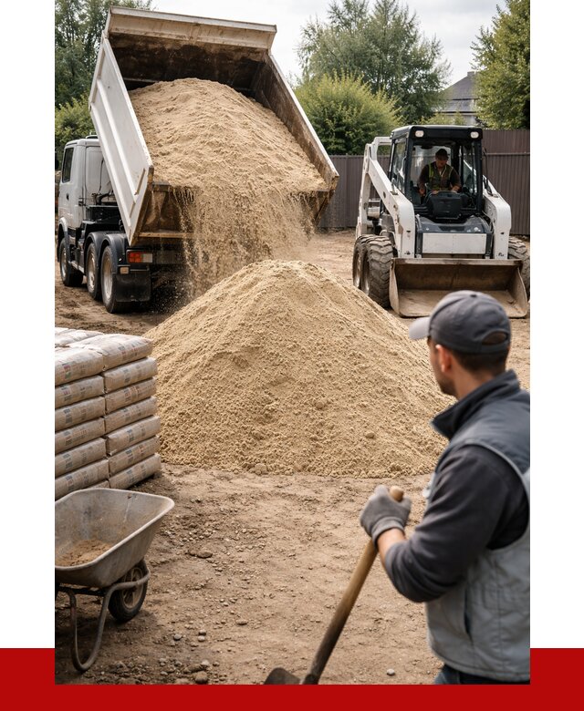Мытый речной песок с доставкой в Баксане от 1465 р. | ПРОНЕРУДБкс