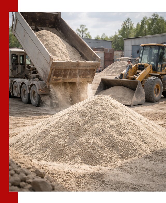 Кварцевый песок с доставкой в Баксане для строительных работ