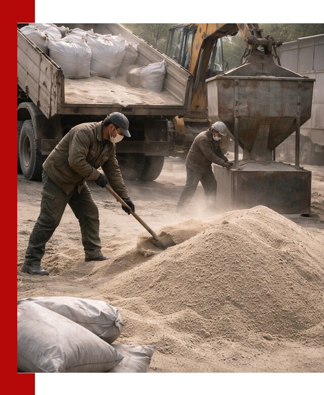 Кварцевый песок для пескоструя в Баксане — доставка и качество