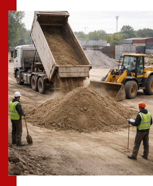 Доставка и продажа пескогрунта оптом и в розницу в Баксане