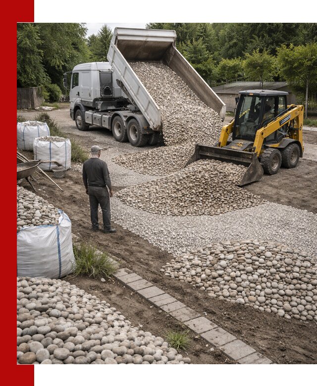 Доставка морской гальки оптом и в розницу в Баксане