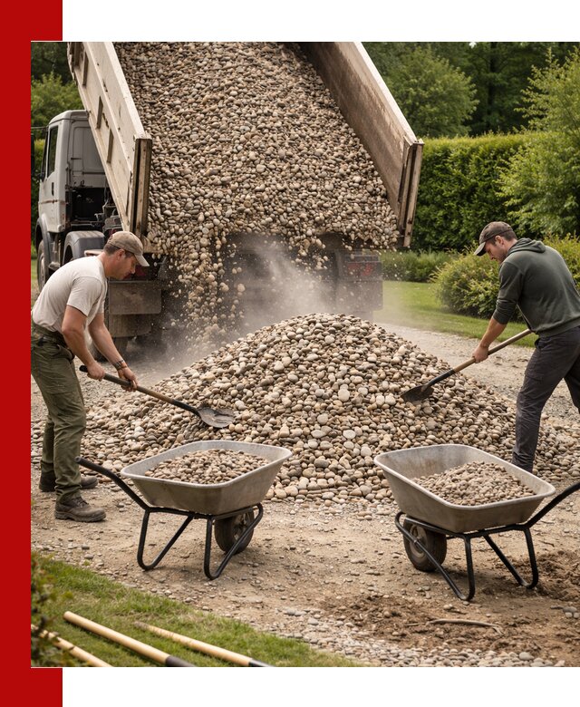 Доставка и продажа декоративной гальки в Баксане