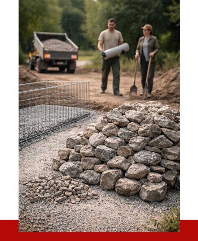 Камень для габионов фракция 100-200 в Баксане от 4849 р. | ПРОНЕРУДБкс