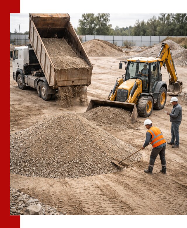 Поставка и доставка ПГС С4 в мешках и самосвалах в Баксане