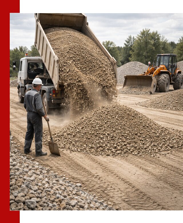 Доставка щпс С3 в Баксане самосвалами и бортовыми грузовиками