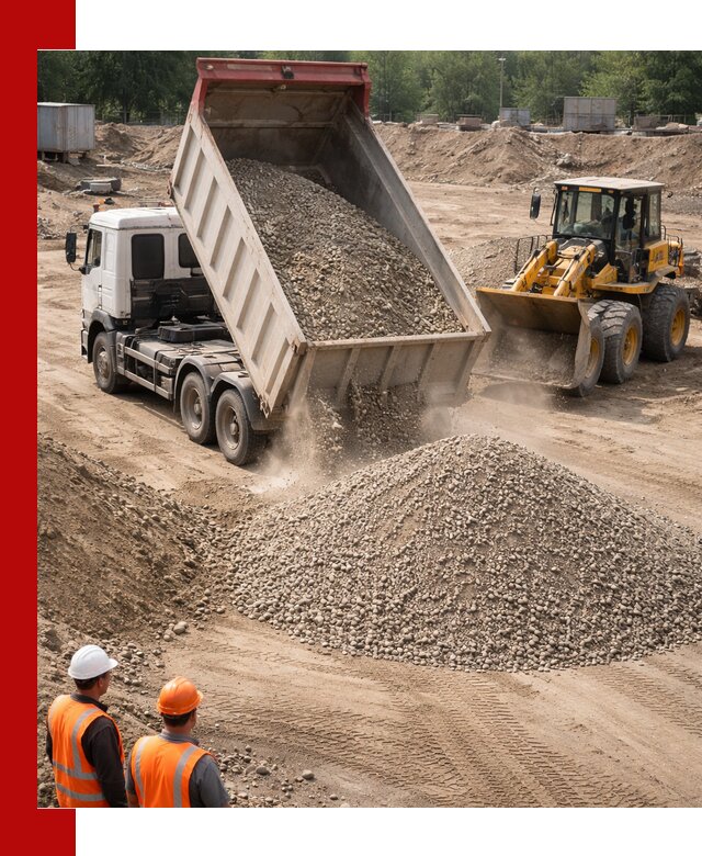 Щебень с песком (ЩГПС С2) с доставкой в Баксане