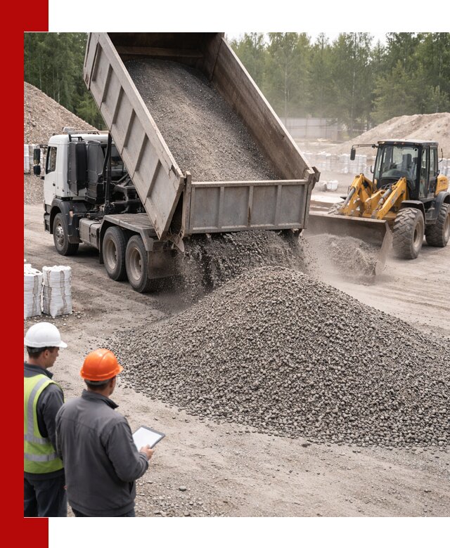 Доставка и продажа гранитного отсева 0-10 в Баксане