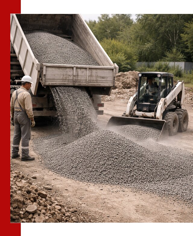 Доставка гравийного отсева 0-5 в Баксане оптом и в розницу