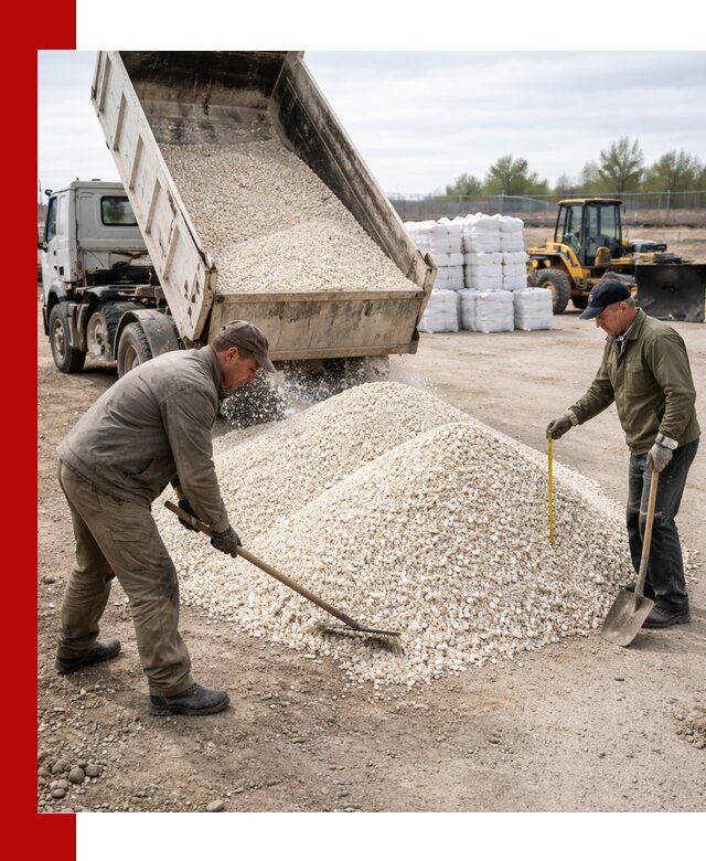 Мраморная крошка с доставкой и разгрузкой в Баксане