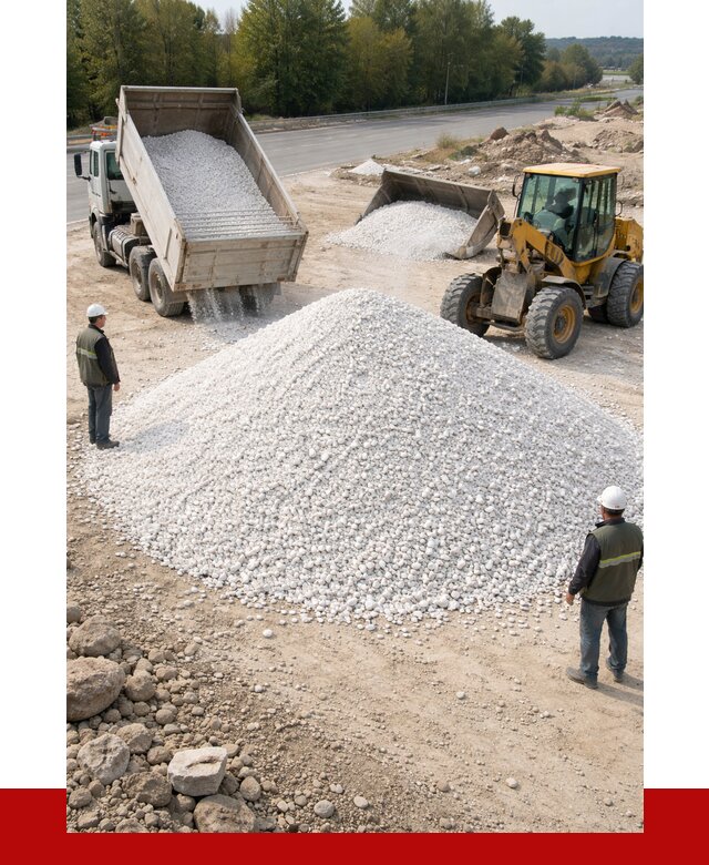 Белая мраморная крошка в Баксане от 4243 р. с доставкой | ПРОНЕРУДБкс