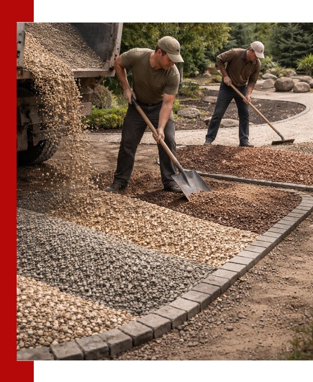 Декоративная крошка для ландшафта в Баксане — продажа и доставка