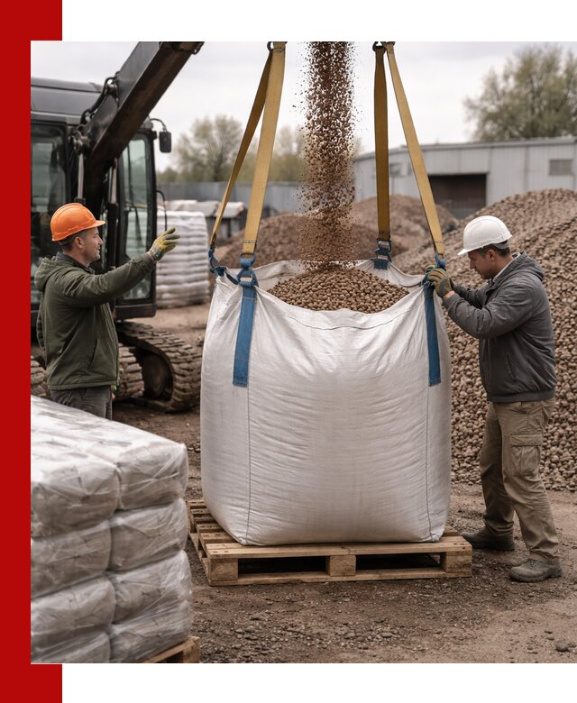 Керамзит в биг-бегах с доставкой в Баксане