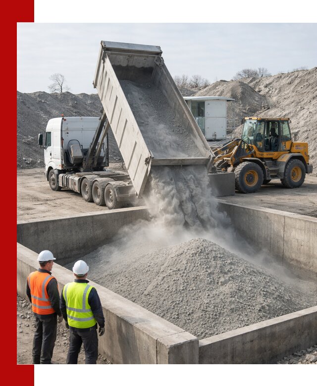 Доставка цемента навалом в Баксане крупными партиями