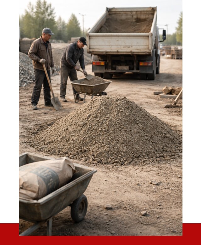Цементно-песчаная смесь М150 в Баксане от 4748 р. | ПРОНЕРУДБкс