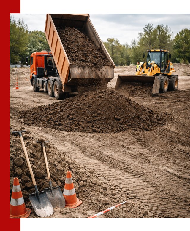 Поставка и доставка планировочного грунта в Баксане