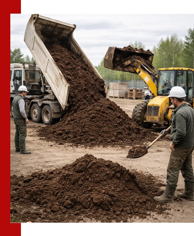 Доставка торфа оптом и в мешках в Баксане