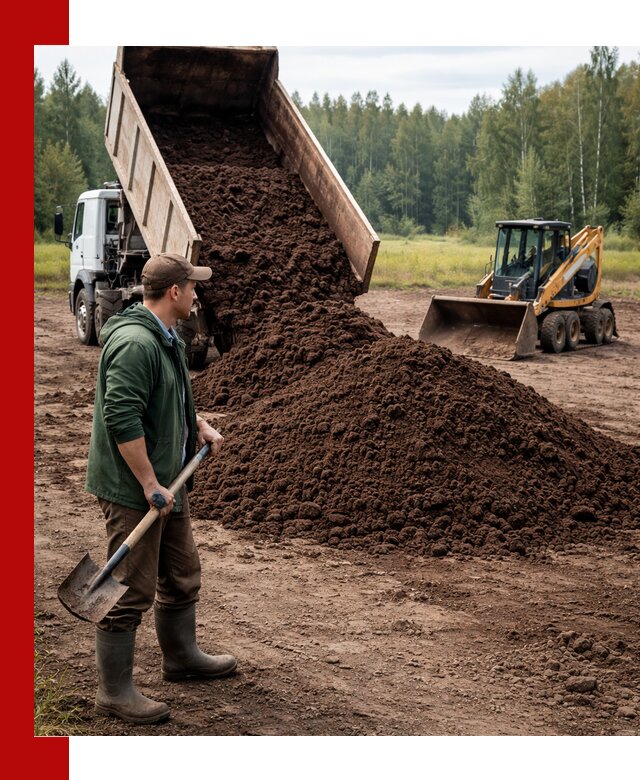 Купить верховой торф с доставкой в Баксане для садоводства и растений