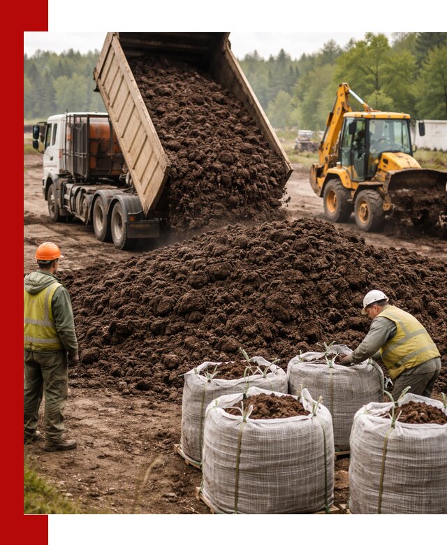 Доставка нейтрального торфа в Баксане оптом и в розницу