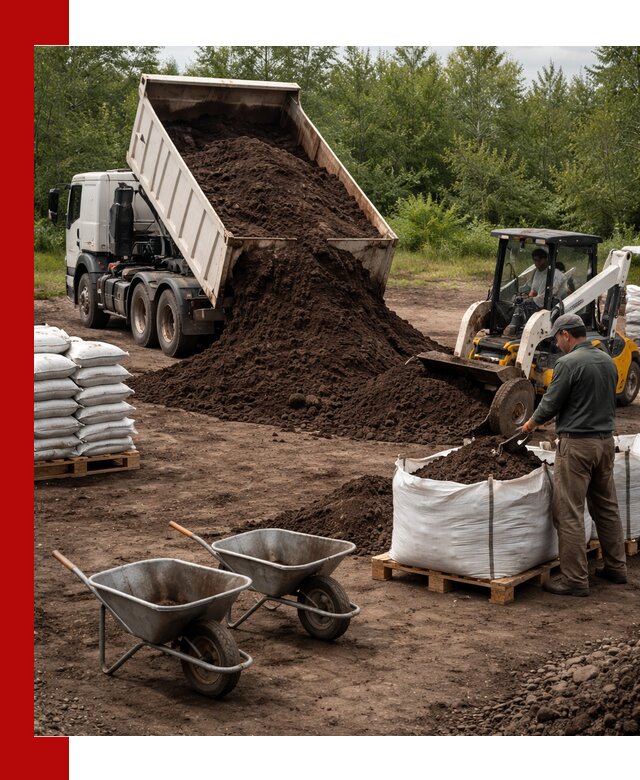 Доставка и продажа торфогрунта в Баксане оптом и в розницу
