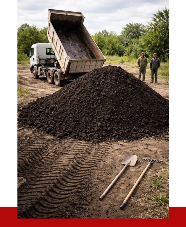 Купить чернозем навалом в Баксане от 1212 р. за куб | ПРОНЕРУДБкс