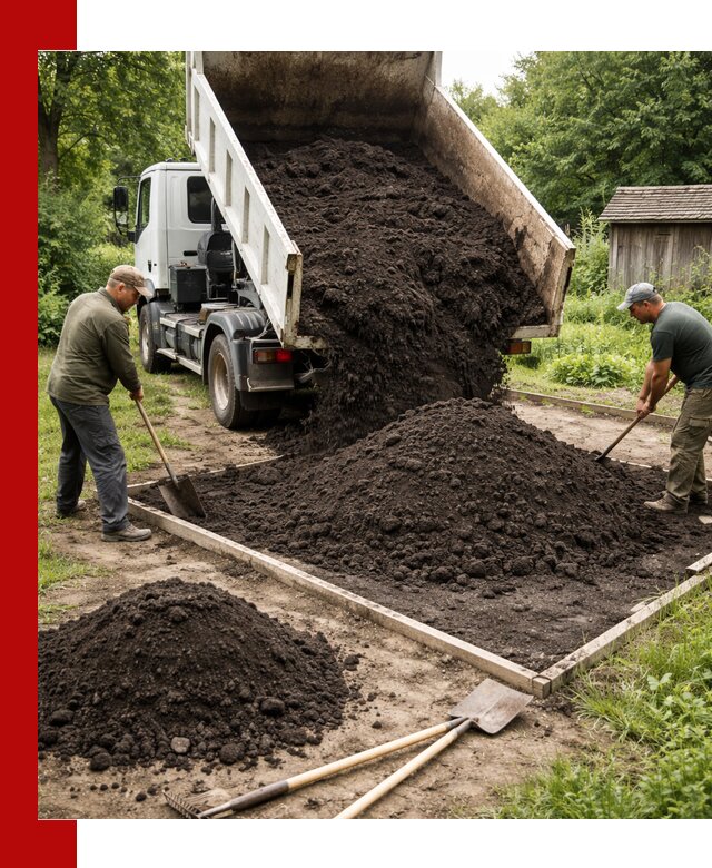 Купить чистый чернозем для огорода с доставкой в Баксане