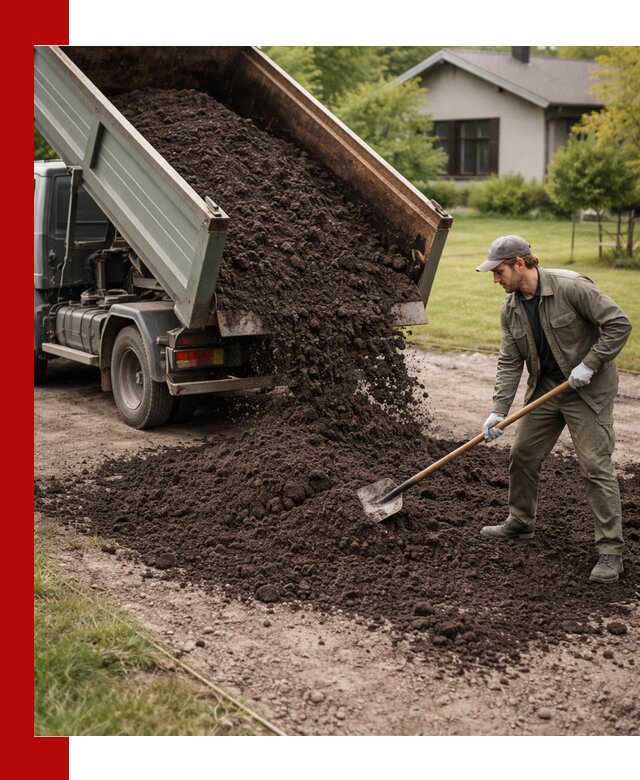 Чернозем для газона с доставкой в Баксане быстро и качественно