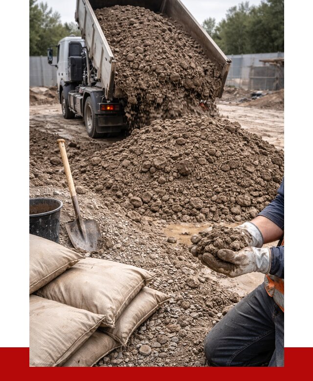 Купить глина для засыпки в Баксане от 1212 р. за куб | ПРОНЕРУДБкс